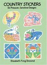 Country Stickers 24 PressureSensitive Designs