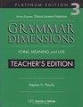 Grammar Dimensions 3 Teacher's Edition