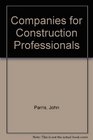 Companies for Construction Professionals