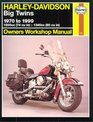 HarleyDavidson Big Twins Owners Workshop Manual 1970 To 1999 1200Cc  1340Cc