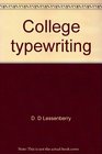 College typewriting Basic course