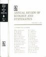 Annual Review of Ecology and Systematics 1984