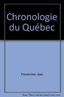 Chronologie du Quebec