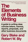The elements of business writing