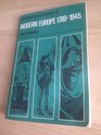 Illustrated History of Modern Europe 17891945