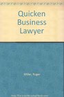 Quicken  Business Lawyer 2000 CDROM and Applications