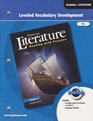 Leveled Vocabulary Development  Glencoe Literature Reading with PurposeMiddle School