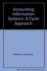 Accounting Information Systems A Cycle Approach