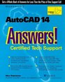 AutoCAD 14 Answers Certified Tech Support