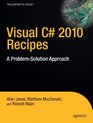Visual C 2010 Recipes A ProblemSolution Approach