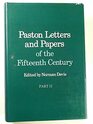 Paston Letters and Papers of the Fifteenth Century Part Two