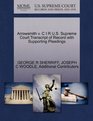 Arrowsmith v C I R US Supreme Court Transcript of Record with Supporting Pleadings