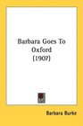 Barbara Goes To Oxford