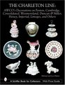 The Charleton Line Decoration on Glass And Porcelain from Fenton Cambridge Consolidated Westmoreland Duncan  Miller Heisey Imperial Limoges And Others