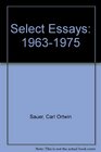 Select Essays 19631975