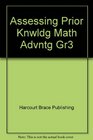 Assessing Prior Knwldg Math Advntg Gr3
