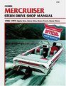 Mercruiser Stern Drive Shop Manual 19861994  Alpha One Bravo One Bravo Two  Bravo Three
