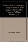 Poems from Chevengur Transposition of Fifty Passages from Andrei Platonov's Novel
