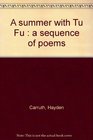 A summer with Tu Fu  a sequence of poems