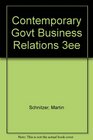 Contemporary Govt Business Relations 3ee