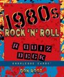 1980's Rock 'N' Roll Knowledge Cards Deck