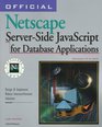Official Netscape ServerSide JavaScript for Database Applications
