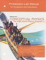 2009 Prentice Hall Conceptual Physics Probeware Lab Manual with CD ROM