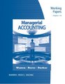 Working Papers Chapters 114 for Warren/Reeve/Duchac's Managerial Accounting 11th