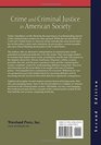 Crime and Criminal Justice in American Society Second Edition