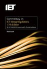 Commentary on IET Wiring Regulations BS 76712008A32015 Requirements for Electrical Installations
