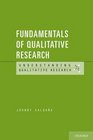 Fundamentals of Qualitative Research
