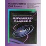 UCSMP Advanced Algebra Teacher's Edition Part 1