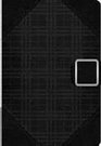 NKJV Ultraslim Large Print Bible: Black Fabric & Leather