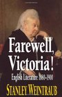 Farewell Victoria British Literature 18801900