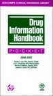 Drug Information Handbook Pocket 20002001