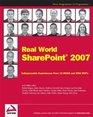 Real World SharePoint 2007 Indispensable Experiences From 16 MOSS and WSS MVPs