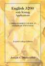 English 3200 With Writing Applications  A Programmed Course in Grammar and Usage