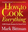 How to Cook Everything 2000 Simple Recipes for Great Food