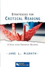 Strategies for Critical Reading  A Text with Thematic Reader