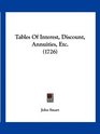 Tables Of Interest Discount Annuities Etc