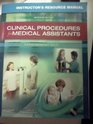 Instructor's Resource Manual for Clinical Procedures for Medical Assistants