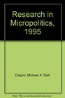 Research in Micropolitics 1995