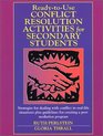 ReadytoUse Conflict Resolution Activities for Secondary Students