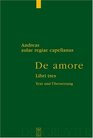 Amore / Von Der Liebe Libri Tres / Drei Bucher