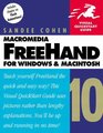 Macromedia FreeHand 10 for Windows and Macintosh Visual QuickStart Guide