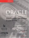 Oracle Certified Professional Application Developer Exam Guide