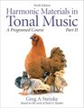 Harmonic Materials in Tonal Music A Programmed Course Part 2