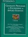 Peterson's Graduate Programs in Engineering  Applied Sciences 1999 Book 5