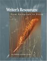 Writer's Resources From Paragraph to Essay