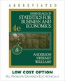 Essentials of Statistics for Business and Economics Abbreviated Edition